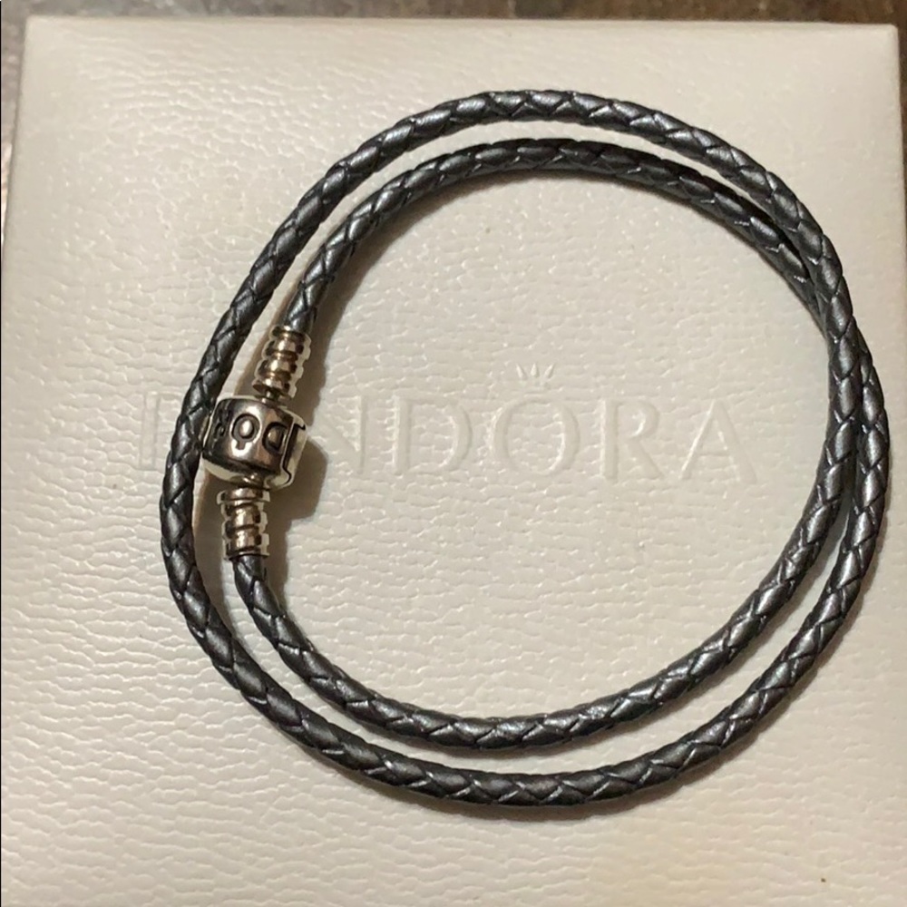 Pandora leather bracelet